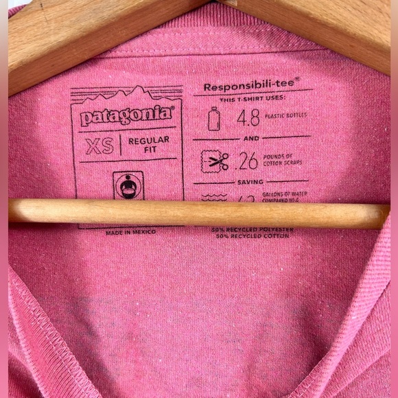 Patagonia Pink Short Sleeve Tee - Picture 2 of 7
